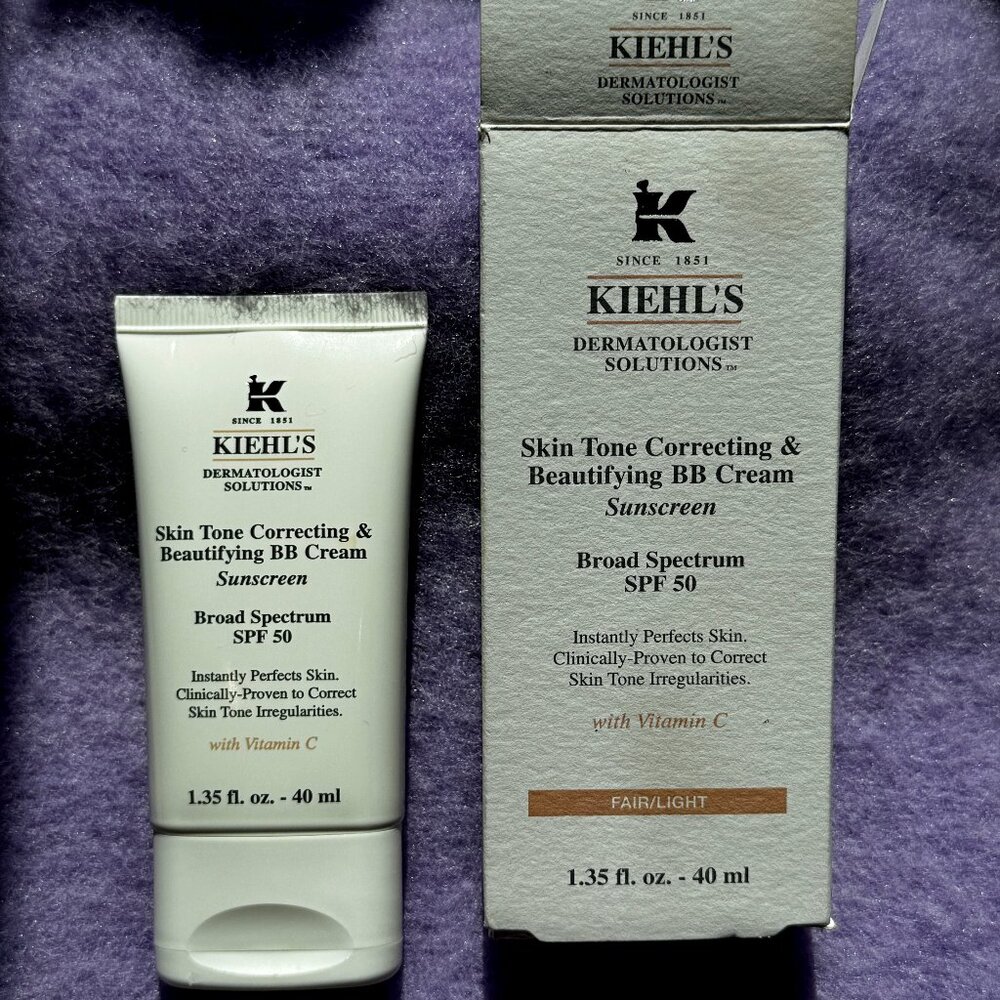 NIB Kiehl's DISCONTINUED BB Cream Shade Fair/Light